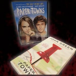 Paper Towns bundle DVD and Book by John Green